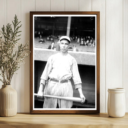 1921 New York AL Baseball Star in Action