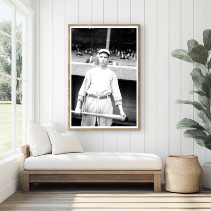 1921 New York AL Baseball Star in Action