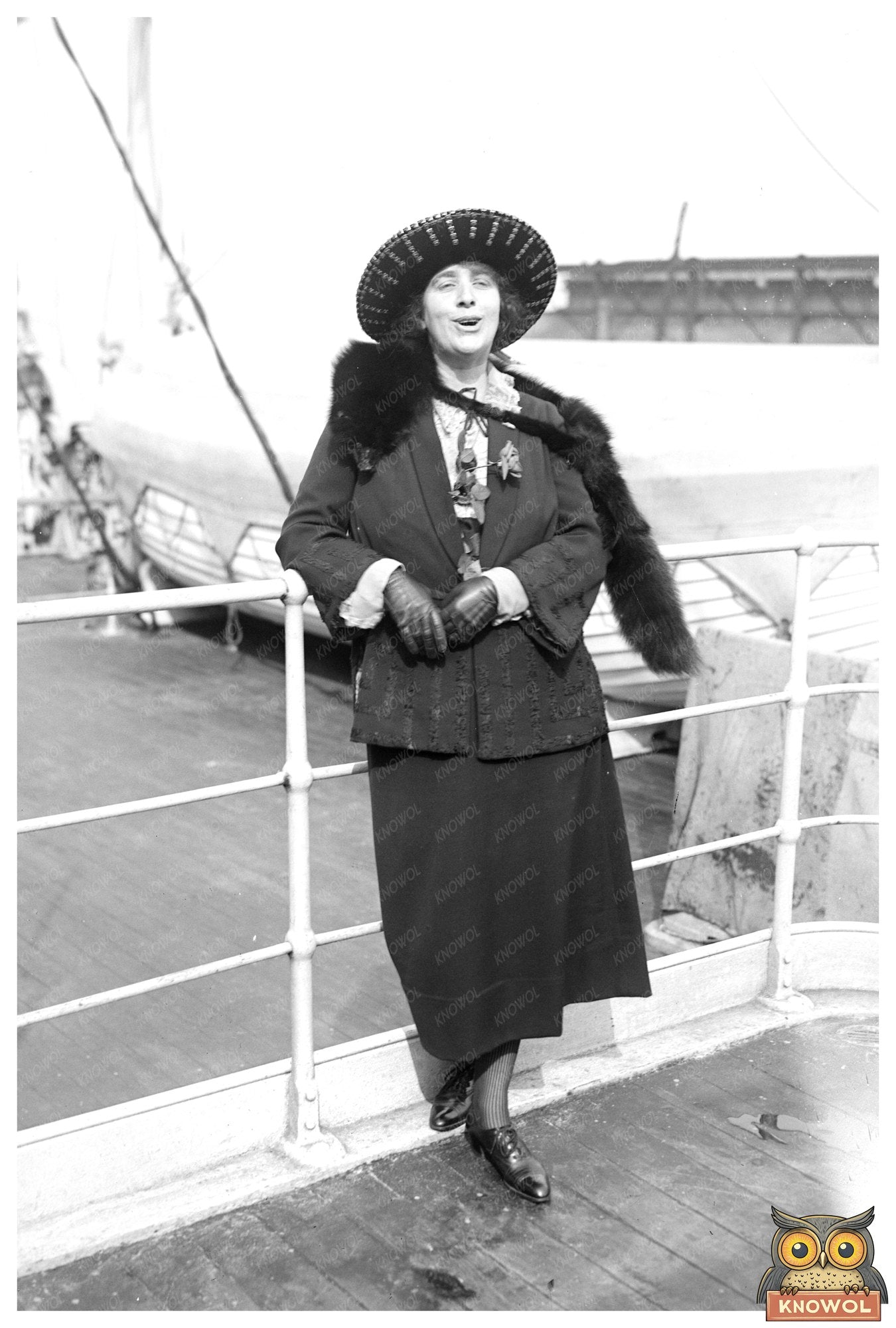 1921 Portrait of Ethel Frank: A Glimpse into the Past