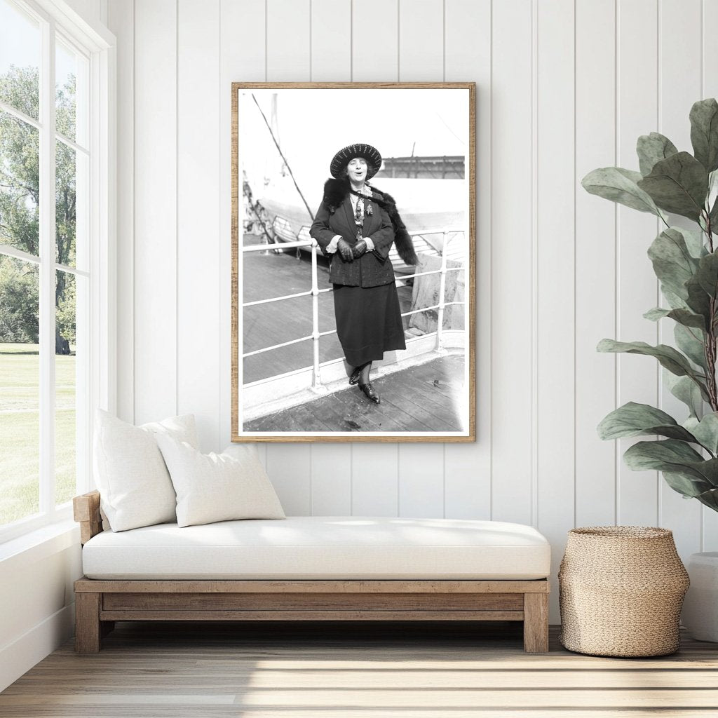 1921 Portrait of Ethel Frank: A Glimpse into the Past