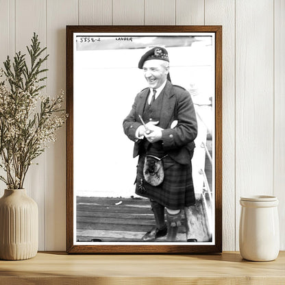 1920s Street Scene: Vibrant Lauder Community Spirit