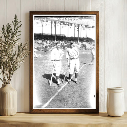 1921 Baseball Stars: Emil & Bob Meusel in Action