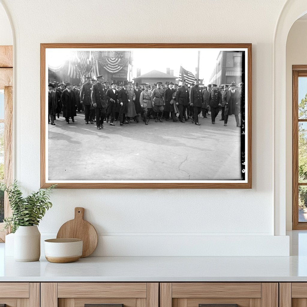 Historic Meeting of WWI Giants: Foch & Pershing