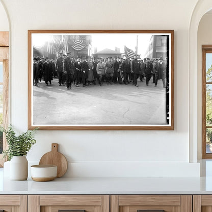 Historic Meeting of WWI Giants: Foch & Pershing