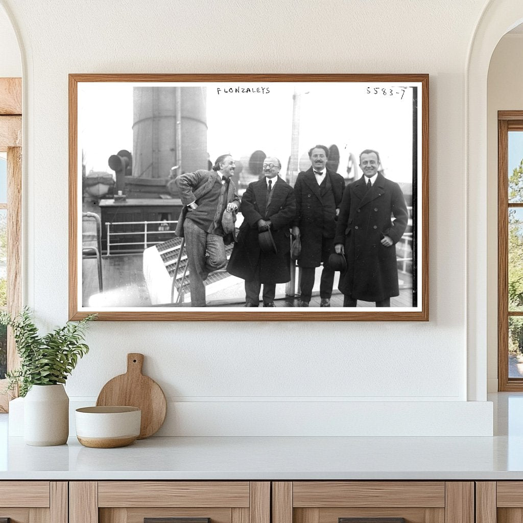 Captivating 1920s Scene of Flonzaleys Vibrant Life
