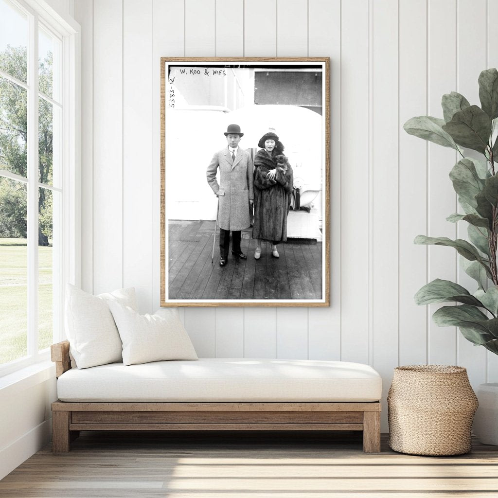 1920s Portrait of a Stylish Couple in America