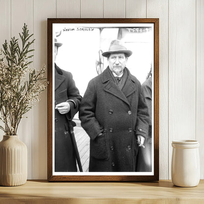 1921 Portrait of a Zionist Leader in History