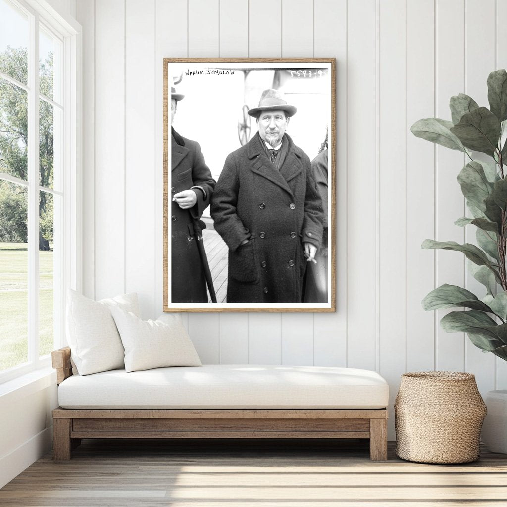 1921 Portrait of a Zionist Leader in History