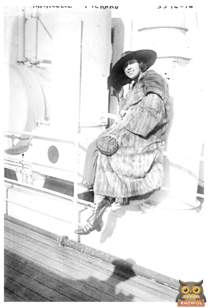 1920s Icon: Marcelle Pickard Vintage Glass Photograph