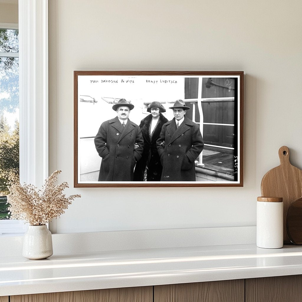 1921 Vintage Portrait of Hollywood Elite Duo