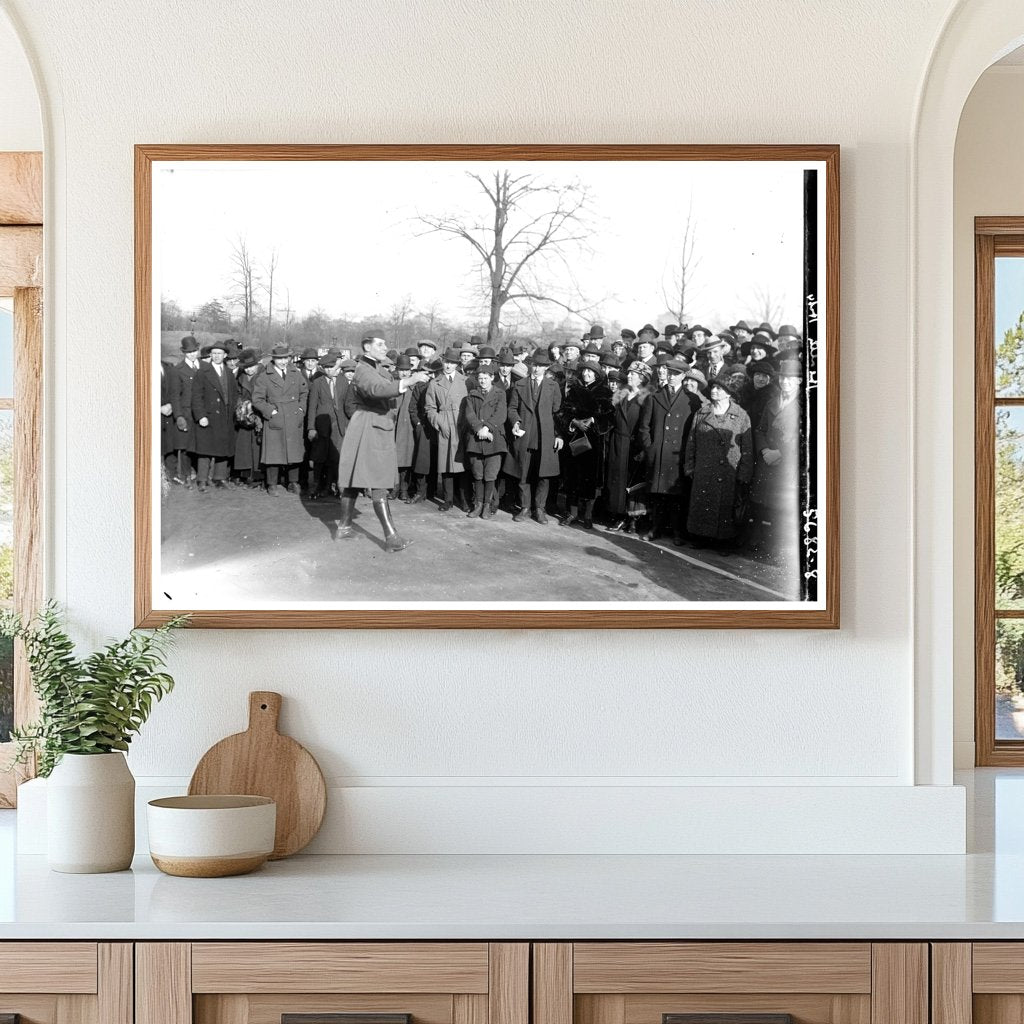 Early 1920s Outdoor Health Hike Enthusiasts