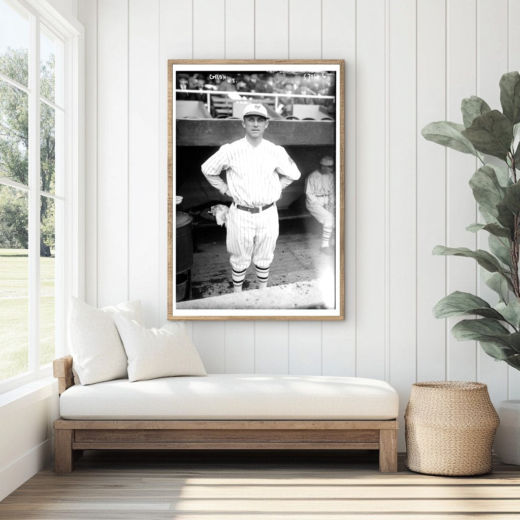 1922 Vintage Portrait of New York NL Baseball Icon