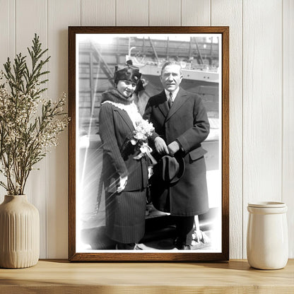 1922 Vintage Portrait of a Charming Couple