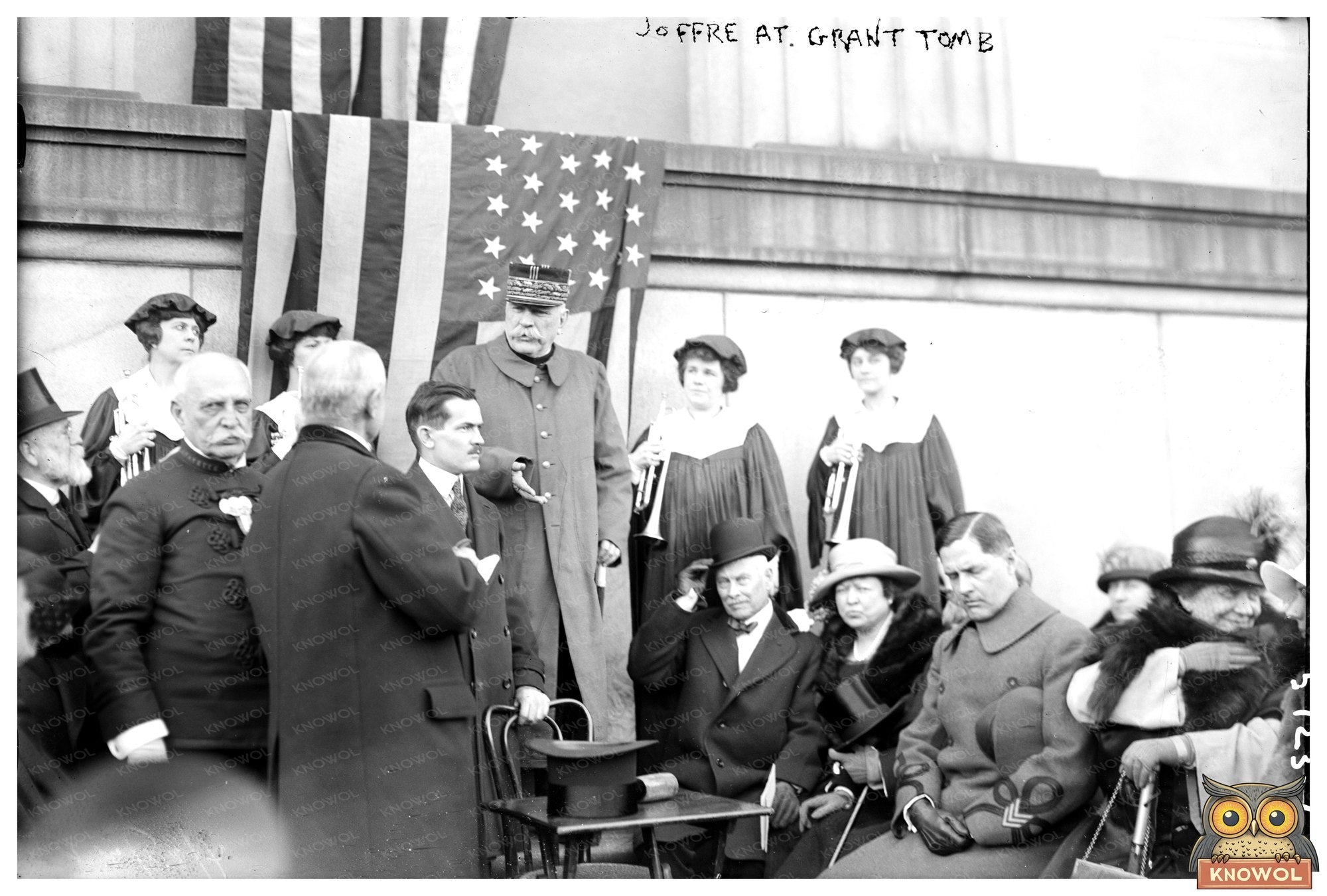 Historic Gathering at Grants Tomb, Circa 1920s