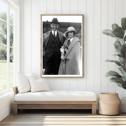 1920s Intimate Portrait of Leslie Kincaid & Wife