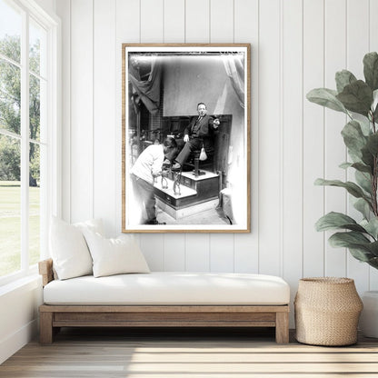 1920s American Social Change: De Luca Glass Negative