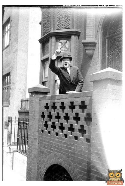 1920s Vintage Portrait of an Enigmatic Figure