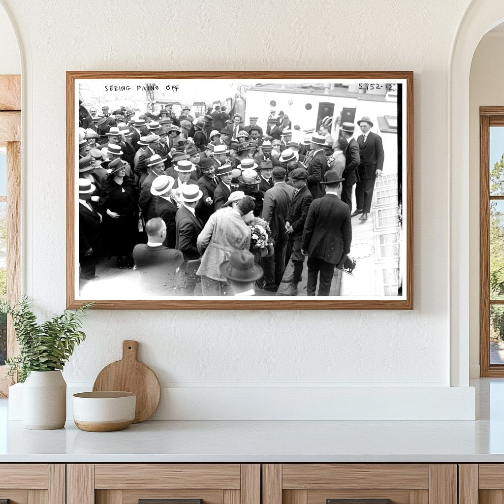 Sicilian American Farewell: Early 1920s Emotion
