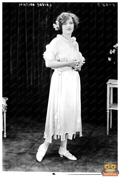 Classic Portrait of Silent Film Star Marion Davies