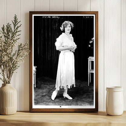 Classic Portrait of Silent Film Star Marion Davies