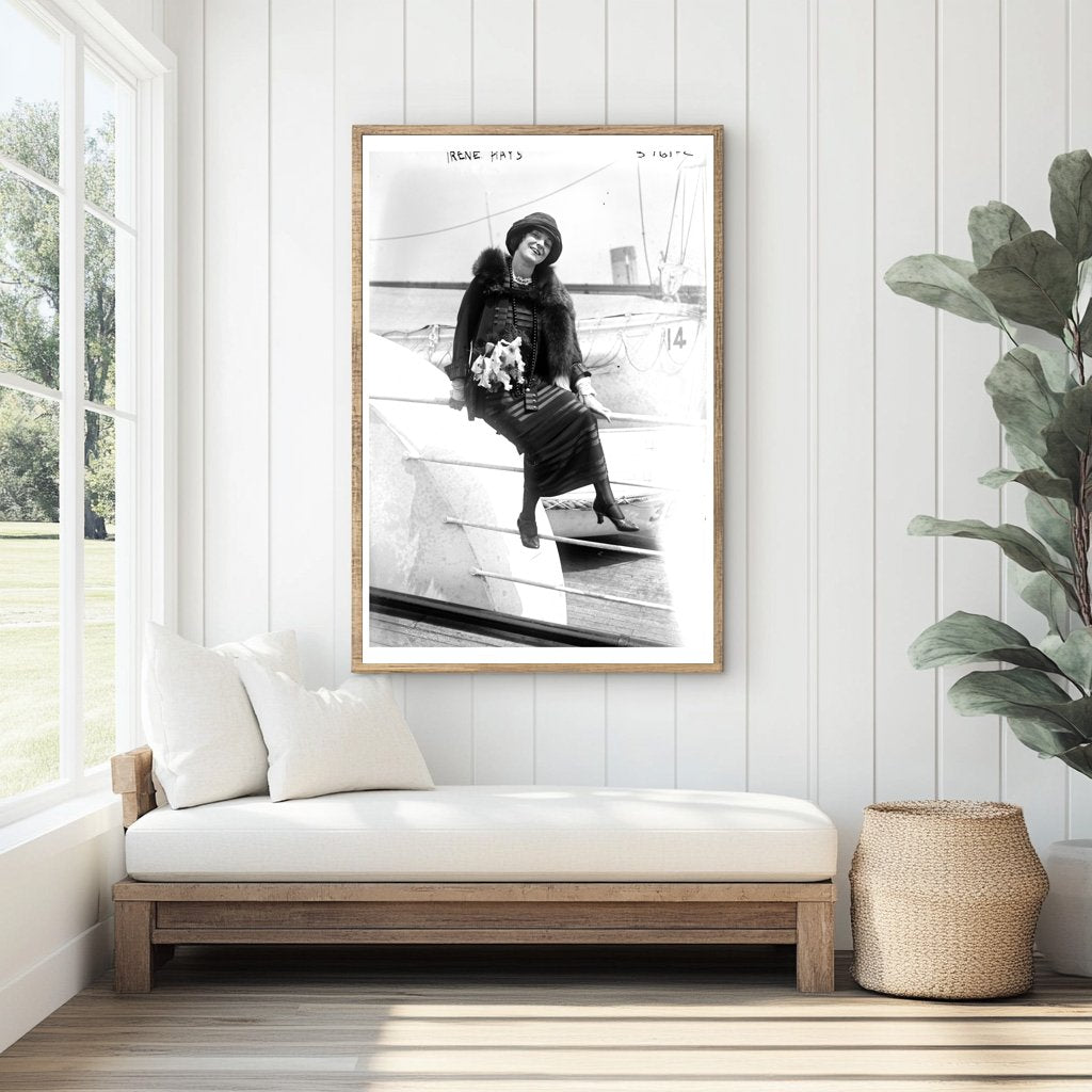 1922 Portrait of Irene Hays: A Glimpse into History