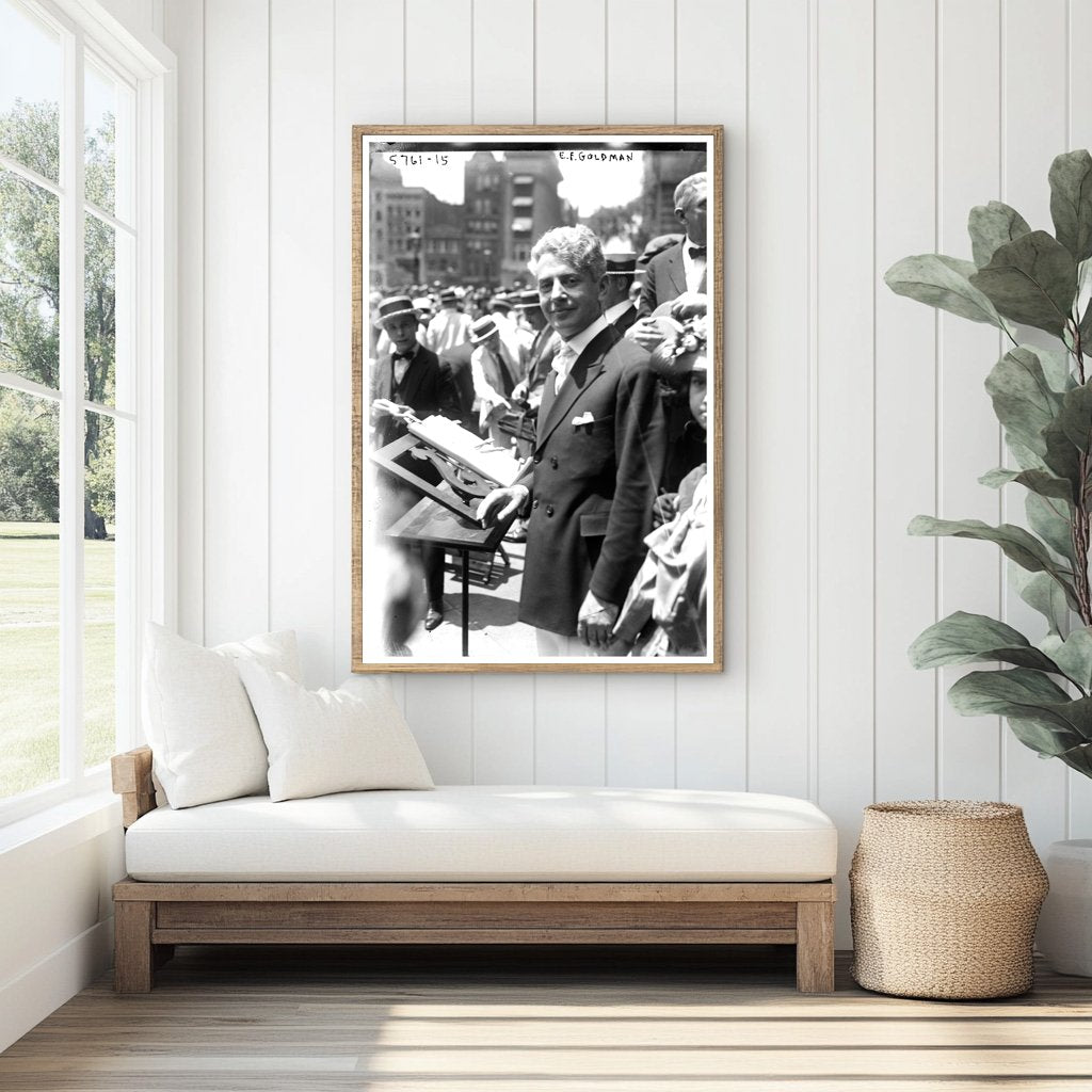 1920s Social Reformer Portrait: E.F. Goldman