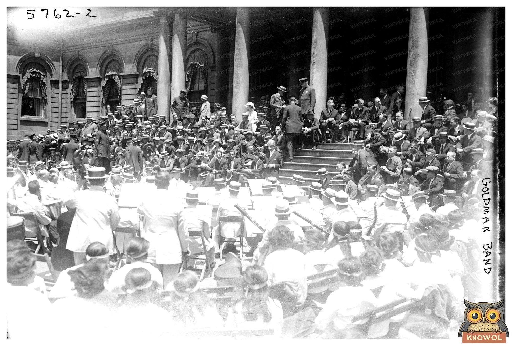 Vintage 1920s Goldman Band Performance Photo