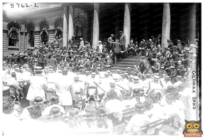 Vintage 1920s Goldman Band Performance Photo
