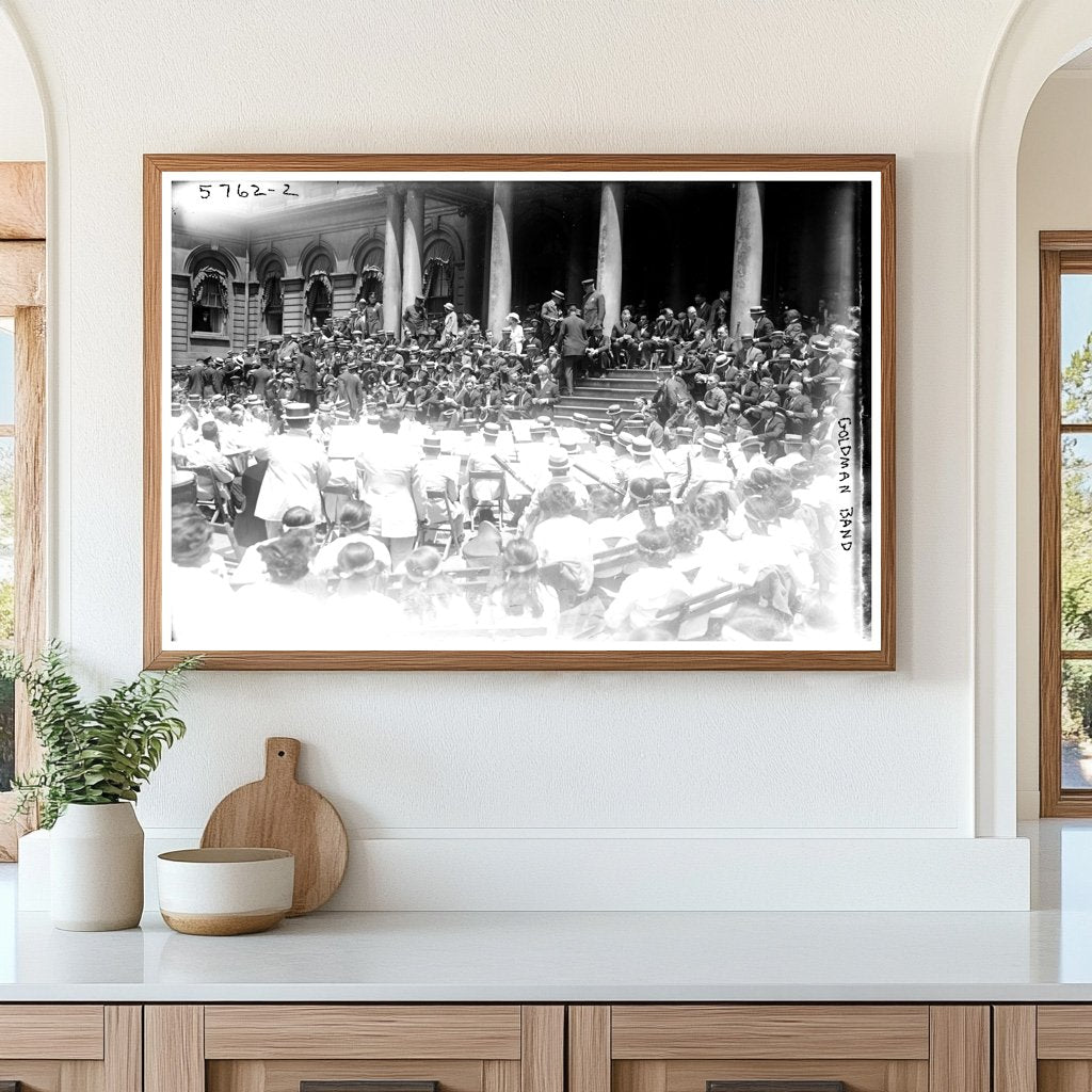 Vintage 1920s Goldman Band Performance Photo