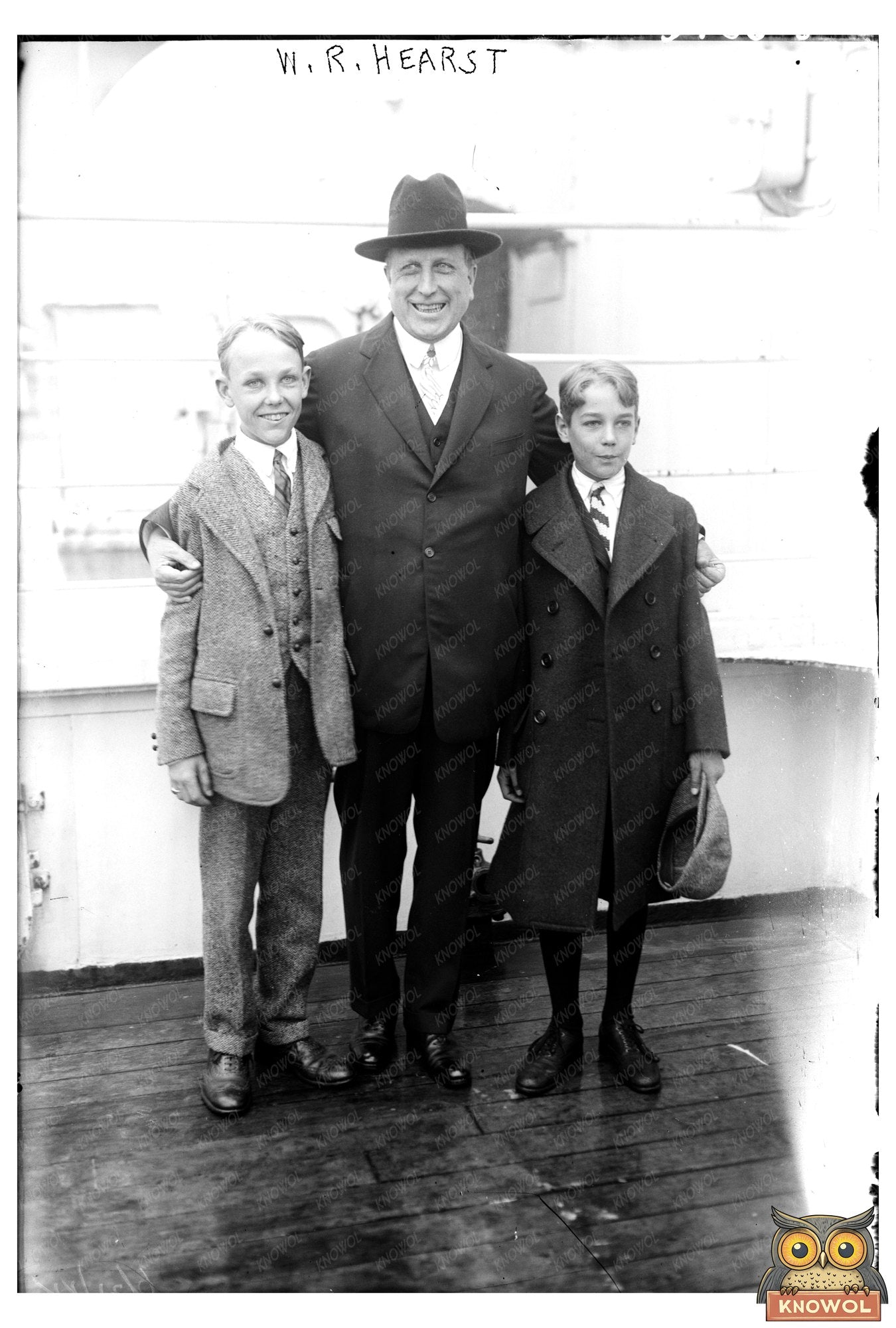 Iconic Portrait of Early 20th Century Media Mogul