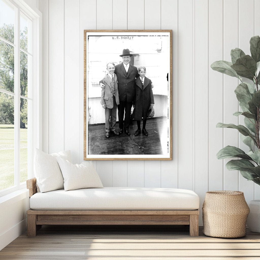 Iconic Portrait of Early 20th Century Media Mogul