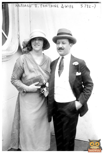 1920s Couple Embracing Everyday Life Together