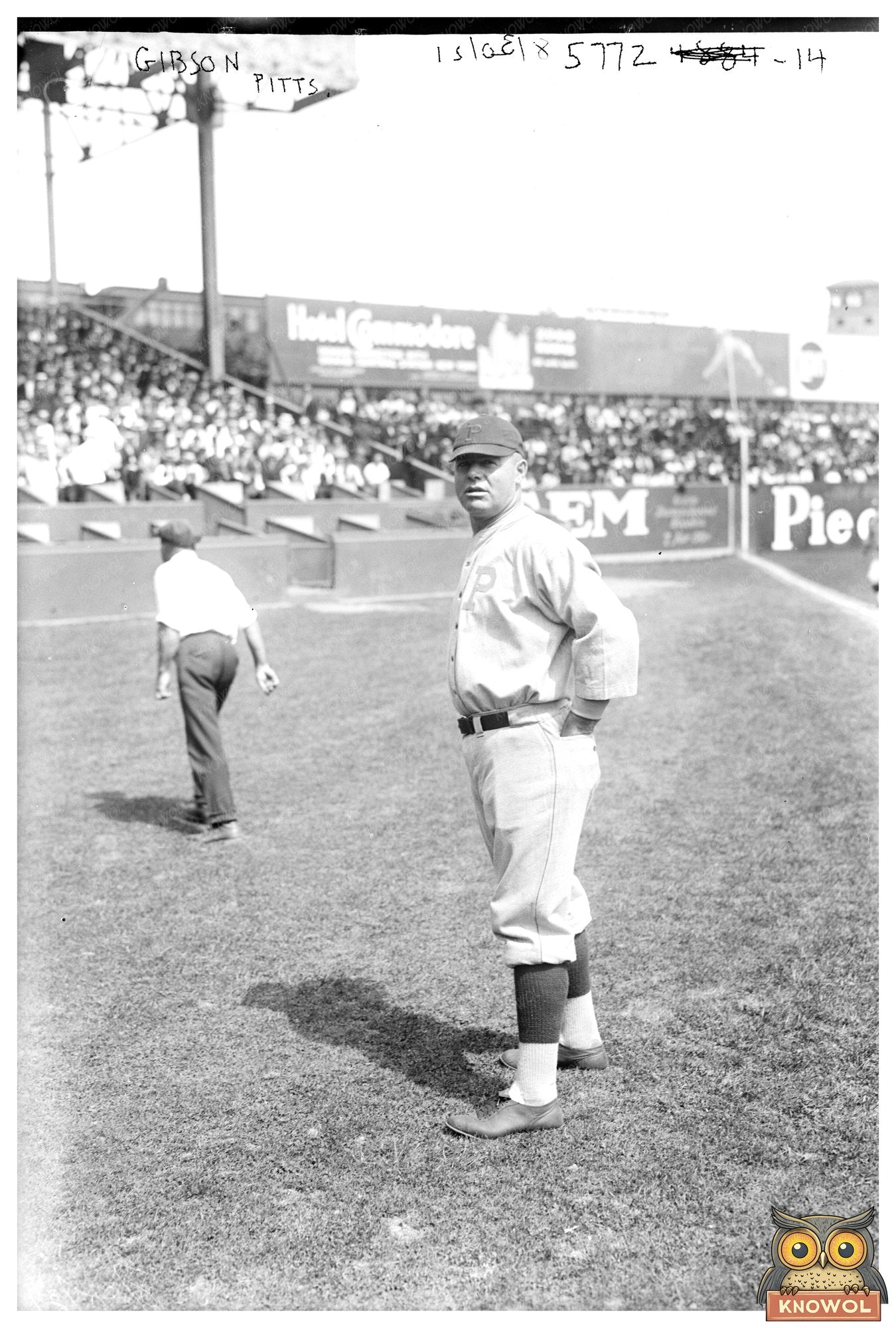1921 Pittsburgh Baseball Team Manager in Action
