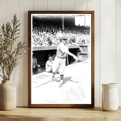 1921 Pittsburgh Baseball: Catcher Hal Carlson in Action