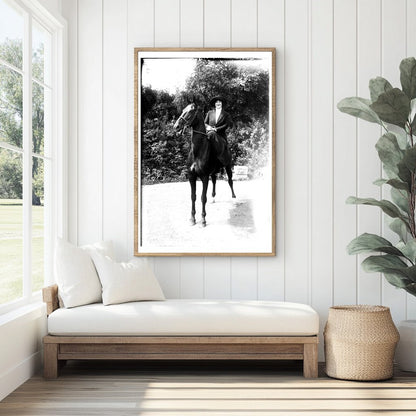 1920s Glass Plate Portrait of a Charismatic Individual