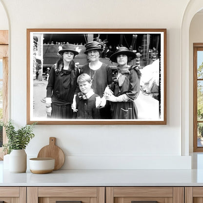 1920s Family Portrait: Mrs. Ramsey with Her Children