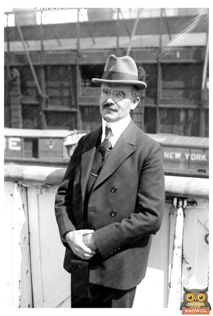 1920s Medical Pioneer Dr. Max Huth Portrait