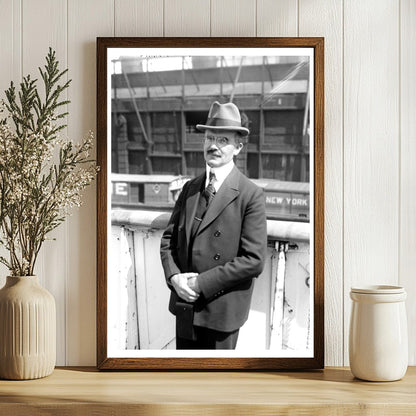 1920s Medical Pioneer Dr. Max Huth Portrait