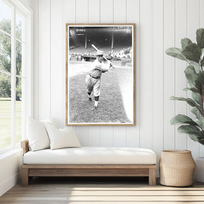 1922 Cincinnati Reds Baseball Star in Action