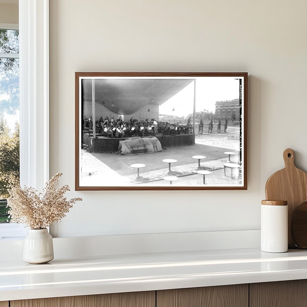 1922 Outdoor Philharmonic Concert Captured in Stadium