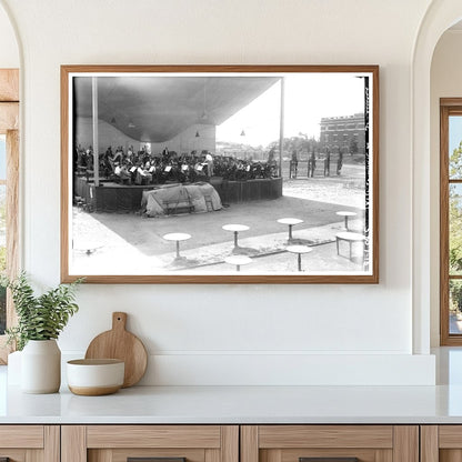 1922 Outdoor Philharmonic Concert Captured in Stadium