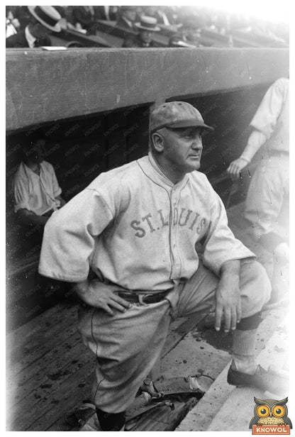 1922 St. Louis Baseball Manager in Action