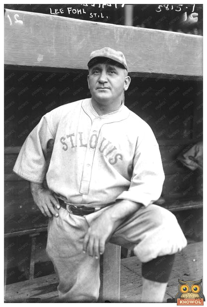 1922 St. Louis Baseball Manager Portrait