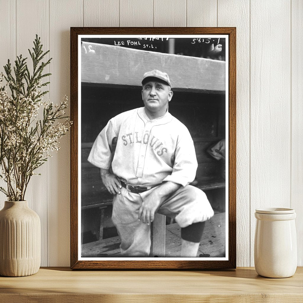1922 St. Louis Baseball Manager Portrait
