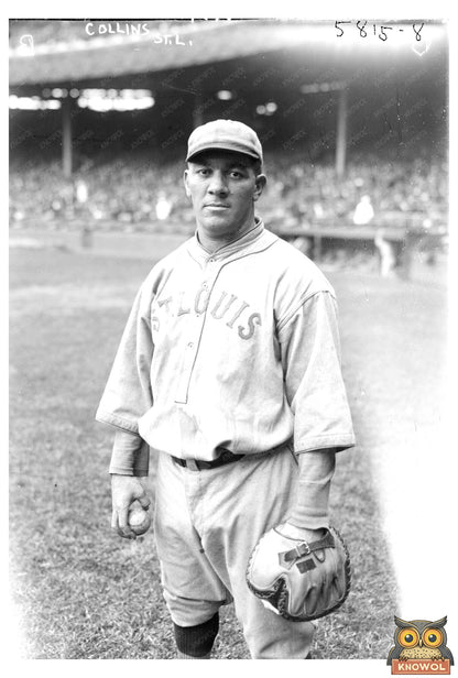 1922 St. Louis NL Star: Tharon Pat Collins in Action