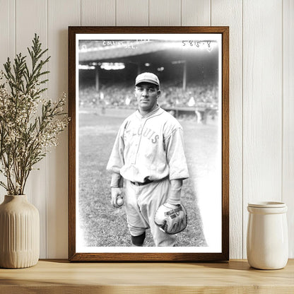 1922 St. Louis NL Star: Tharon Pat Collins in Action