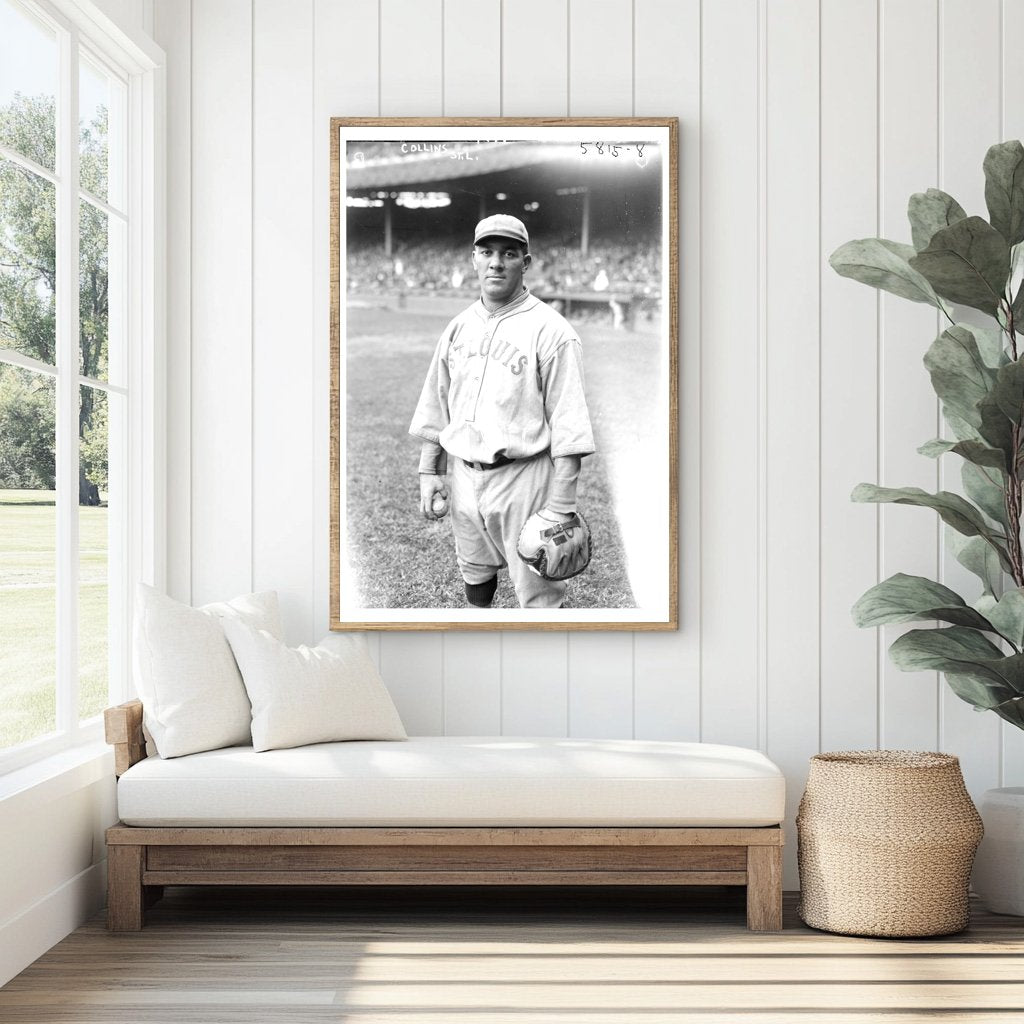1922 St. Louis NL Star: Tharon Pat Collins in Action