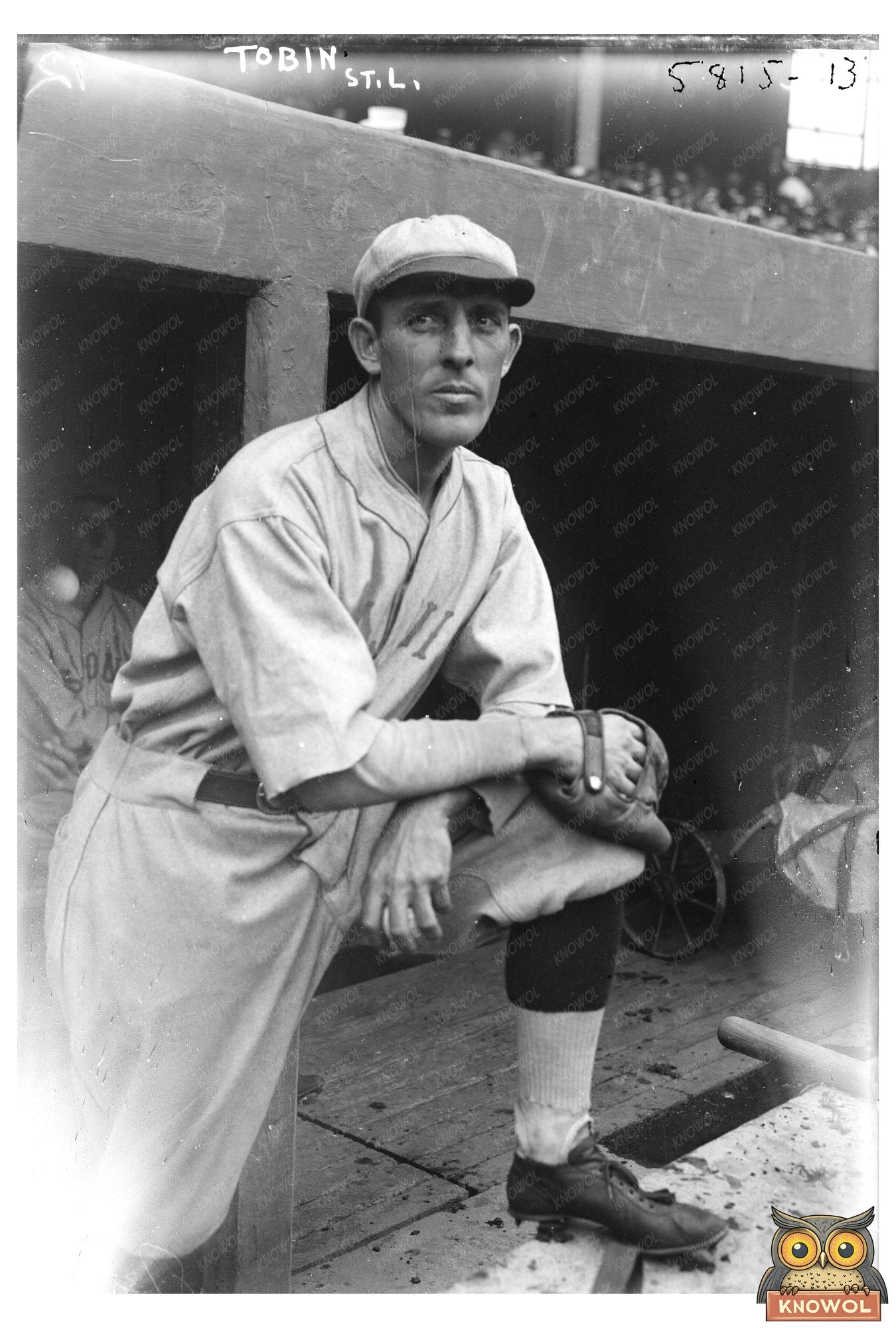 1922 Vintage St. Louis Baseball Star Portrait
