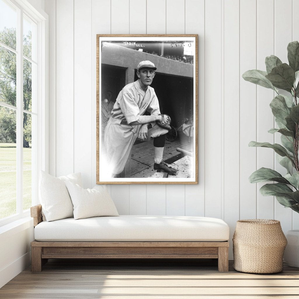 1922 Vintage St. Louis Baseball Star Portrait