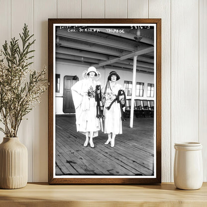 1920s Hollywood Sisters: Connie & Norma Talmage Portrait